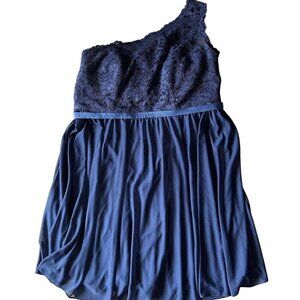 David's Bridal Navy Formal Dress Size 18